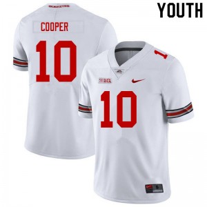 Youth Mookie Cooper White OSU Buckeyes Football #10 Jersey 773114-966