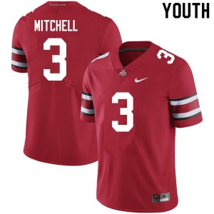 Youth Teradja Mitchell Scarlet Ohio State Football #3 Jersey 734541-788