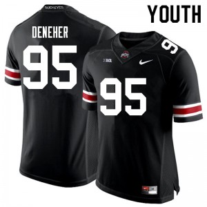 Youth Jack Deneher Black Ohio State Buckeyes Football #95 Jersey 135078-784