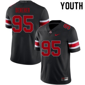 Youth Jack Deneher Blackout OSU Football #95 Jersey 378718-239