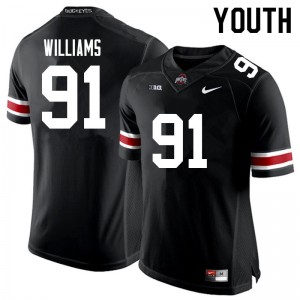 Youth Tyleik Williams Black Ohio State Football #91 Jersey 848977-101
