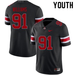 Youth Tyleik Williams Blackout Ohio State Football #91 Jersey 744767-806