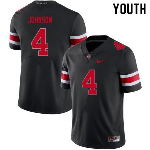 Youth JK Johnson Blackout OSU Football #4 Jersey 104500-558