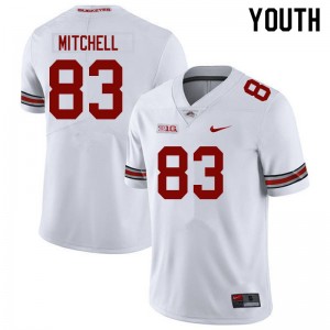 Youth Joop Mitchell White Ohio State Football #83 Jersey 132264-262