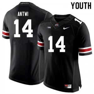 Youth Kojo Antwi Black Ohio State Football #14 Jersey 800864-763