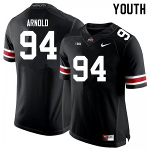 Youth Mason Arnold Black OSU Football #94 Jersey 622337-260