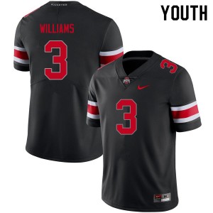 Youth Miyan Williams Blackout OSU Buckeyes Football #3 Jersey 365005-561