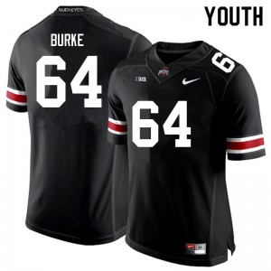Youth Quinton Burke Black Ohio State Football #64 Jersey 464289-514