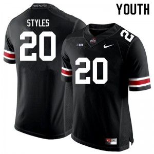 Youth Sonny Styles Black Ohio State Buckeyes Football #20 Jersey 317105-343