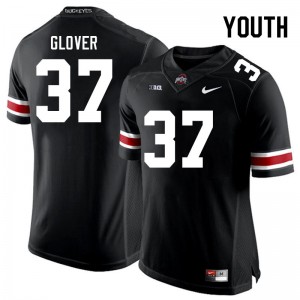 Youth Nigel Glover Black Ohio State Football #37 Jersey 846052-533