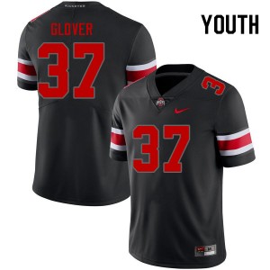 Youth Nigel Glover Blackout OSU Buckeyes Football #37 Jersey 503066-508