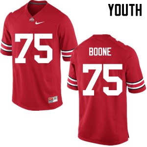 Youth Alex Boone Red OSU Football #75 Jersey 330026-580