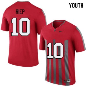Youth Amir Riep Throwback OSU Football #10 Jersey 725672-441