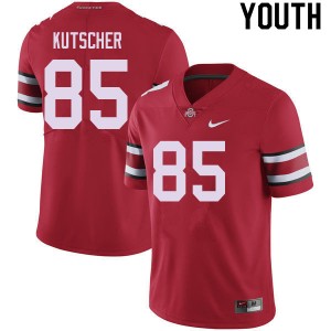 Youth Austin Kutscher Red Ohio State Football #85 Jersey 132393-884