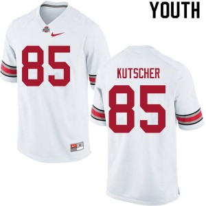 Youth Austin Kutscher White Ohio State Football #85 Jersey 802164-151