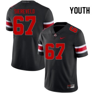 Youth Austin Siereveld Blackout Ohio State Buckeyes Football #67 Jersey 175436-761