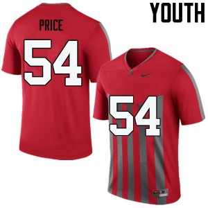 Youth Billy Price Throwback Ohio State Football #54 Jersey 920995-512