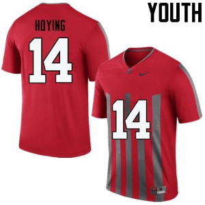 Youth Bobby Hoying Throwback Ohio State Football #14 Jersey 366370-452