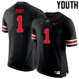 Youth Bradley Roby Black Ohio State Football #1 Jersey 888036-209