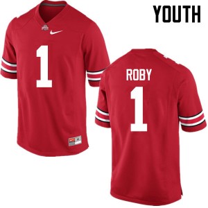 Youth Bradley Roby Red Ohio State Football #1 Jersey 176377-685