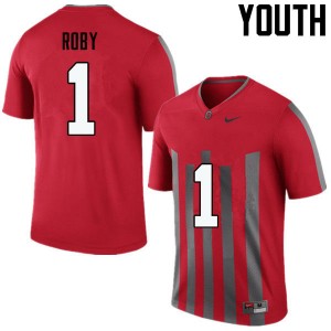 Youth Bradley Roby Throwback OSU Football #1 Jersey 670455-101