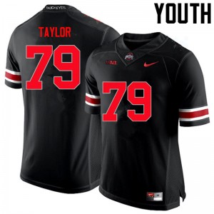 Youth Brady Taylor Black Ohio State Football #79 Jersey 899634-375