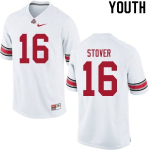 Youth Cade Stover White OSU Football #16 Jersey 258840-381
