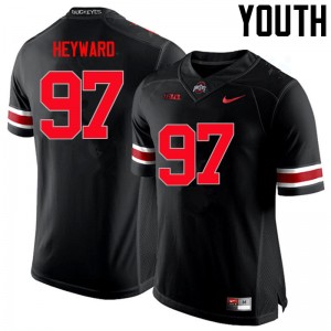 Youth Cameron Heyward Black Ohio State Football #97 Jersey 244034-185