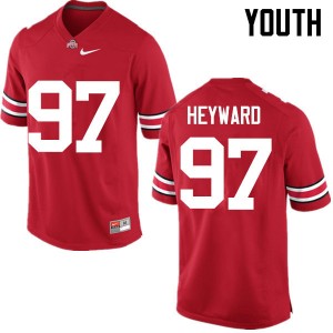 Youth Cameron Heyward Red OSU Buckeyes Football #97 Jersey 582941-115