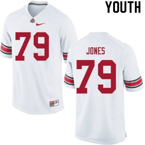 Youth Dawand Jones White Ohio State Football #79 Jersey 258512-479