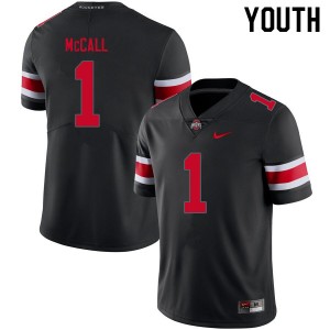 Youth Demario McCall Blackout OSU Buckeyes Football #1 Jersey 605591-387