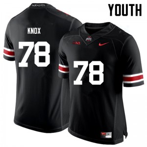 Youth Demetrius Knox Black Ohio State Football #78 Jersey 351008-781