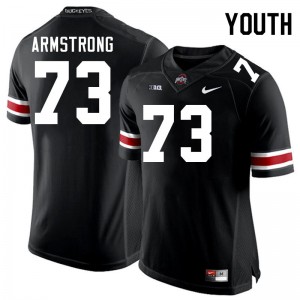 Youth Devontae Armstrong Black OSU Football #73 Jersey 629789-109