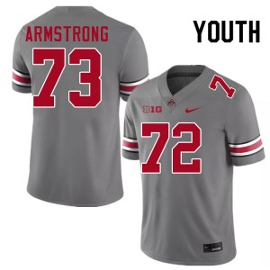 Youth Devontae Armstrong Grey OSU Football #73 Jersey 432315-221