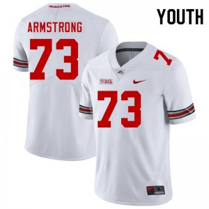 Youth Devontae Armstrong White Ohio State Buckeyes Football #73 Jersey 293779-579