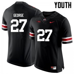 Youth Eddie George Black OSU Football #27 Jersey 901670-738