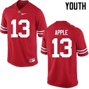 Youth Eli Apple Red Ohio State Buckeyes Football #13 Jersey 634956-177