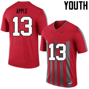 Youth Eli Apple Throwback OSU Buckeyes Football #13 Jersey 310438-327