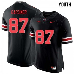 Youth Ellijah Gardiner Blackout OSU Football #87 Jersey 105859-180