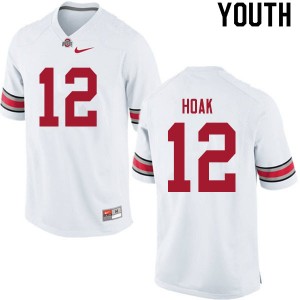 Youth Gunnar Hoak White Ohio State Buckeyes Football #12 Jersey 418743-959