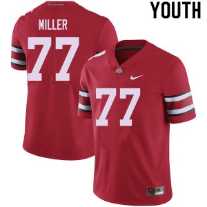 Youth Harry Miller Red Ohio State Buckeyes Football #77 Jersey 784906-855
