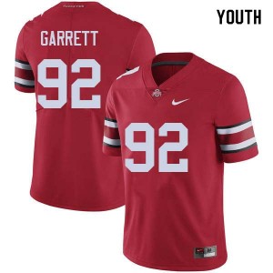 Youth Haskell Garrett Red Ohio State Football #92 Jersey 789465-195