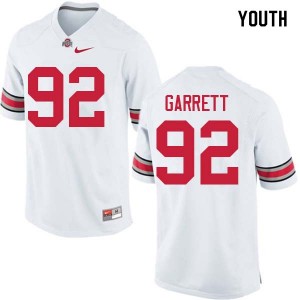 Youth Haskell Garrett White Ohio State Football #92 Jersey 536843-330