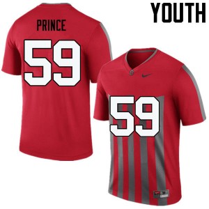 Youth Isaiah Prince Throwback Ohio State Buckeyes Football #59 Jersey 482149-567