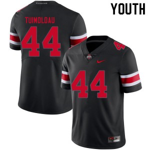 Youth J.T. Tuimoloau Blackout Ohio State Buckeyes Football #44 Jersey 939332-356