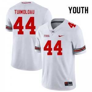 Youth JT Tuimoloau White OSU Football #44 Jersey 885678-111