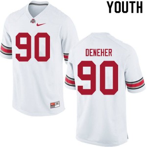 Youth Jack Deneher White Ohio State Football #90 Jersey 811754-449