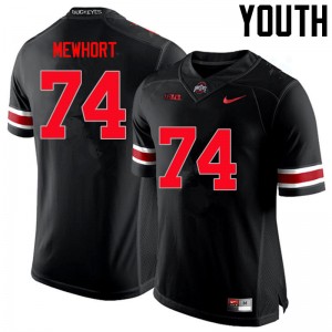 Youth Jack Mewhort Black Ohio State Football #74 Jersey 468894-328