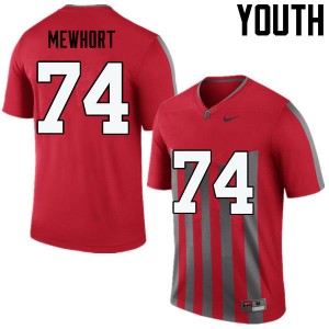 Youth Jack Mewhort Throwback Ohio State Football #74 Jersey 703321-275