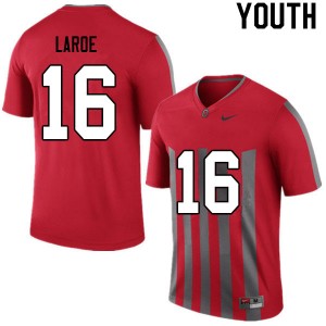 Youth Jagger LaRoe Retro Ohio State Football #16 Jersey 460934-863